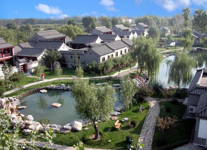 北京蟹岛绿色生态度假村——仿古山庄