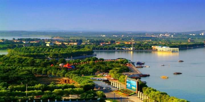 柳叶湖旅游度假区全景图